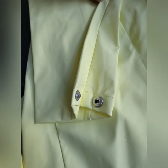 NWT Rains Curve Belted Raincoat Trench, Women's M/L Color Straw - Picture 10 of 15